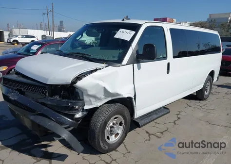 2022 Chevrolet Express Passenger Rwd 3500 Extended Wheelbase Ls z USA, uszkodzony, nr VIN 1GAZGNFPXN1286860